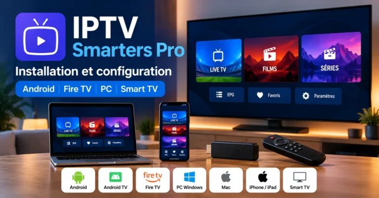 IPTV Smarters Pro 2026 pour Android, Fire TV, PC et Smart TV