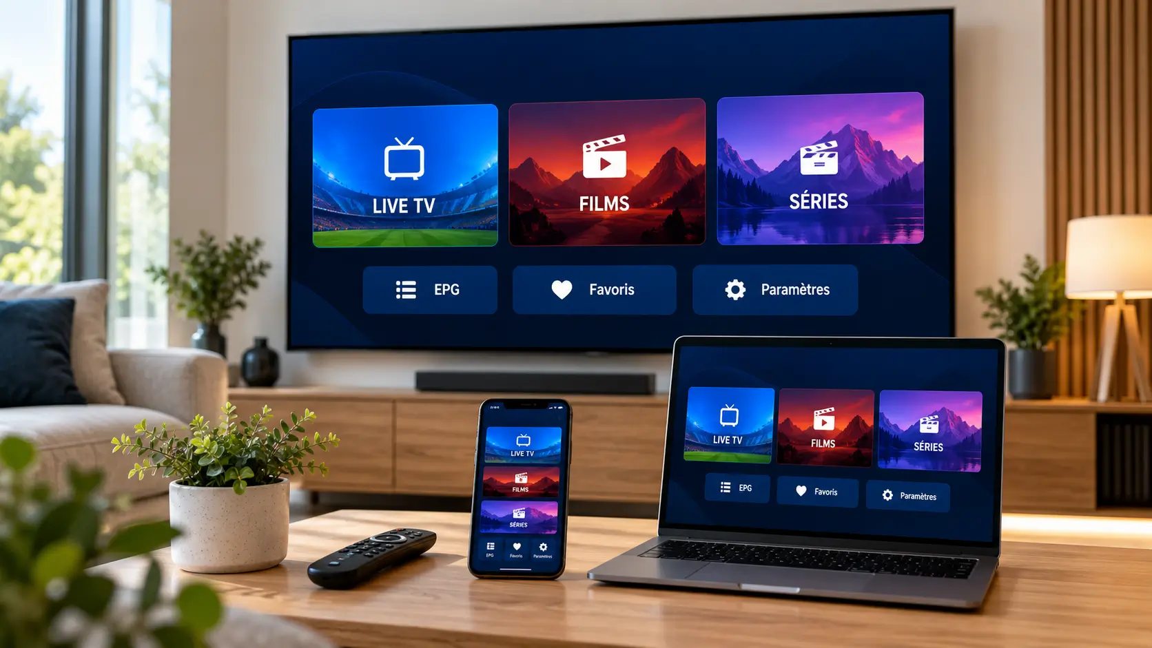 IPTV Smarters Pro sur téléviseur, smartphone et ordinateur