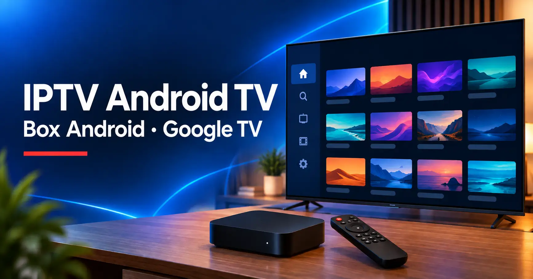 IPTV Android TV avec box Android et Google TV