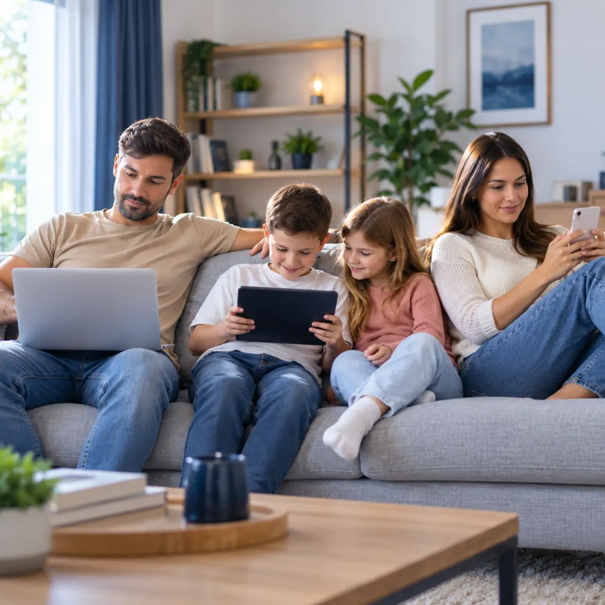 IPTV Belgique sur ordinateur portable, tablette et smartphone