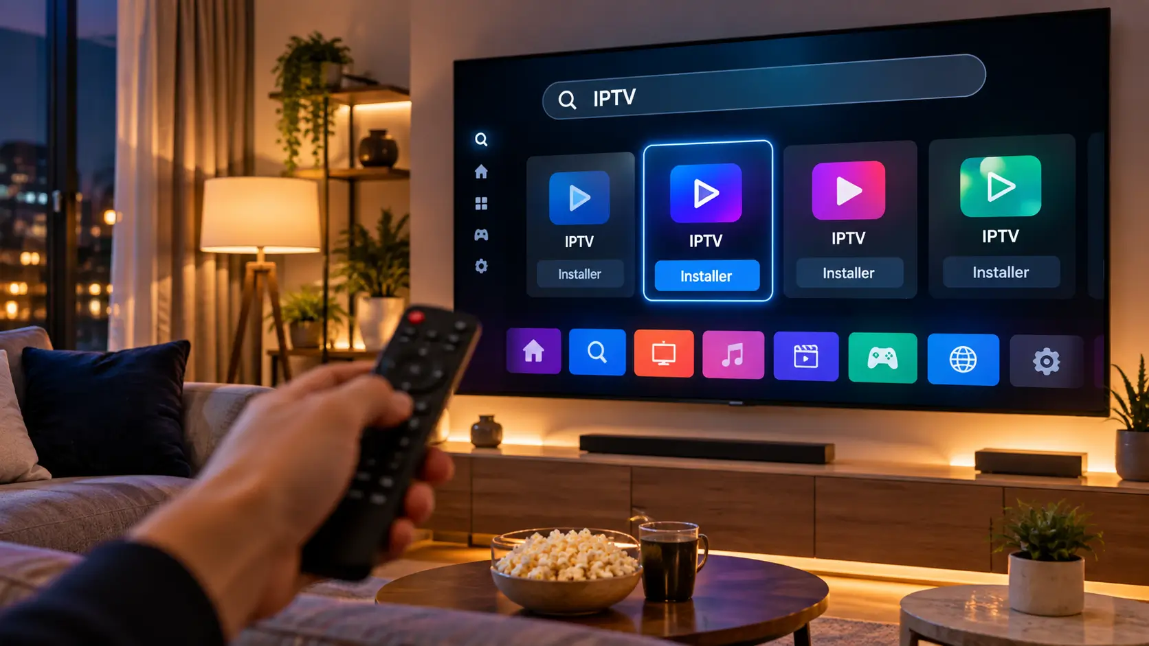 IPTV LG Smart TV avec application IPTV sur webOS