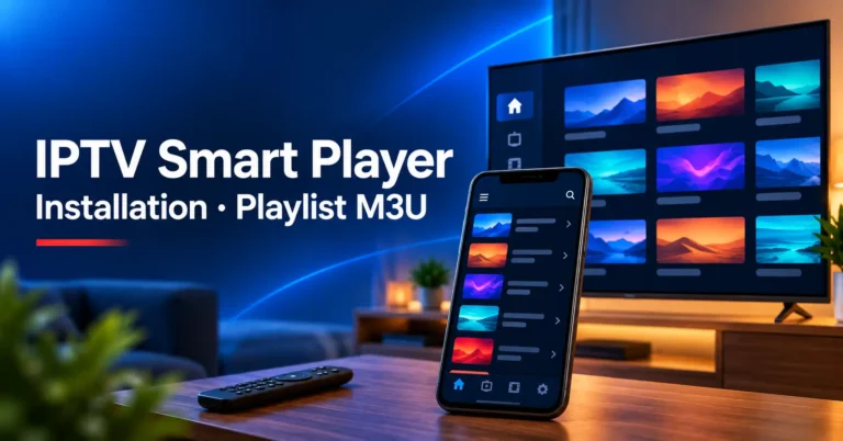 IPTV Smart Player pour installation et configuration d’une playlist M3U
